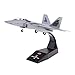 IPOTCH Avion De Chasse F-22 Raptor - 2005 - Avion Moulé sous Pression en Métal 1: 100, Comprend Un Support en Alliage