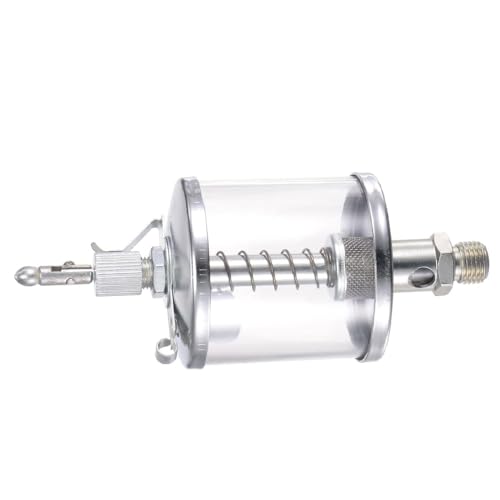 Nadelventil-Typ Ölbecher, M10 x 1 Gewinde, Sicht-Schwerkraft-Tropföler, Drehmaschine, Drehmaschine, Drehmaschine, Zubehör für Motor (400 ml)