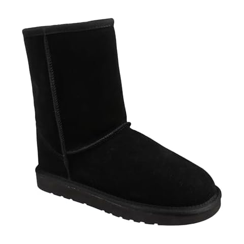 Lamo Women’s Kora Boots for Women - Chic Water Resistant Suede 9" Boots, NeverWet Water and Stain Protection - Stylish Winter Footwear - NEW Upgraded Women's Classic 9" Boot - (Black) - 11 M Cover