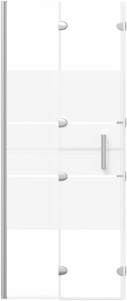 Folding Shower Enclosure ESG 47.2"x55.1" White vidaXL vidaXL