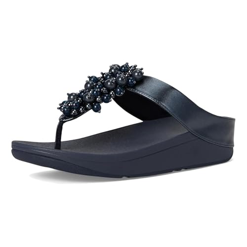 Image of FitFlop Fino Bauble-Bead Toe-Post Sandals