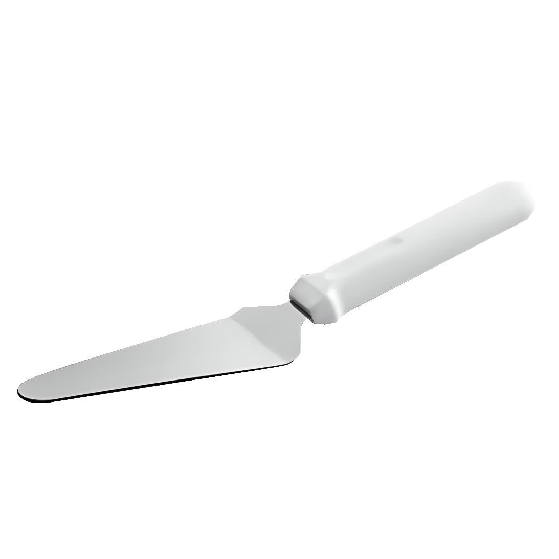 OCS Parts Pro Series Pie and Pizza Servers | Stainless Steel Serving Cutting Slicer Spatula for Pizza, Cake, Pie and Desserts for Home and Commercial Kitchens | White Handle