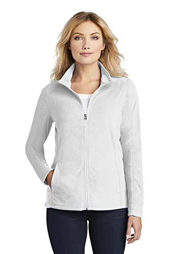 Port Authority Women s Microfleece Jacket L White