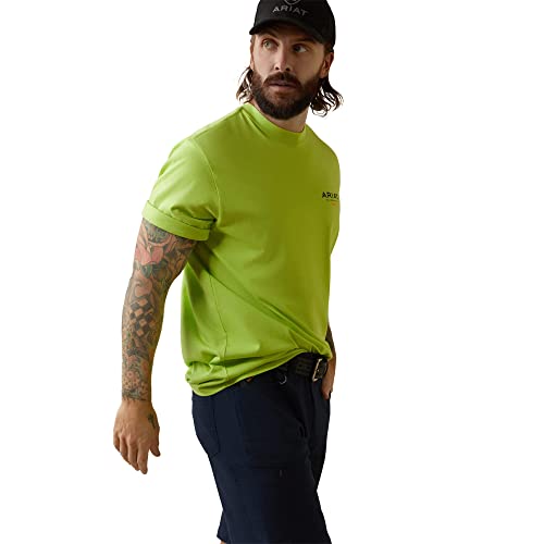 Image of ARIAT Men's Rebar Cotton Strong Logo Short Sleeve T-Shirt