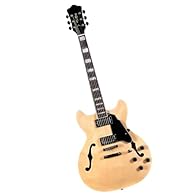 This guitar is designed for modern lead playing, eliminating the cramped feeling of traditional guitar playing and providing a more comfortable playing experience. The maple body paired with a water-ripple maple veneer delivers a superior sound, enha...