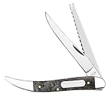 Case Knives Gray Birdseye Maple - Smooth Fishing Knife