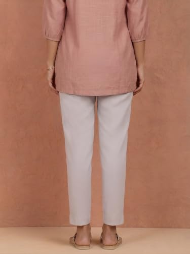 Image of TWIN BIRDS Women Viscose Cotton Kurti Pants | Stretch Ethnic Daily Trousers