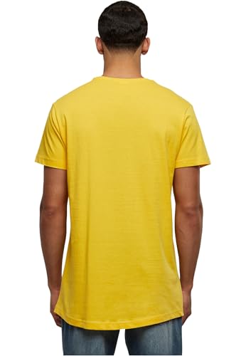 Urban Classics Shaped Long Tee, Camiseta Hombre, Amarillo (Chrome Yellow), XXL