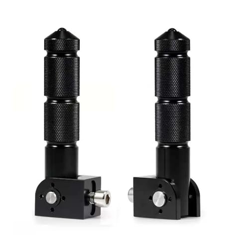 Cale pied CNC M8 en alu robuste pour moto et karting