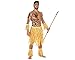 Atosa 56700 Set Hawaiian Maori Uomo Taglia Singola Marrone-Carnevale, Uomo