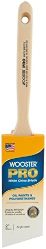 Wooster Pro 2 in. White China Bristle Angle Sash Brush