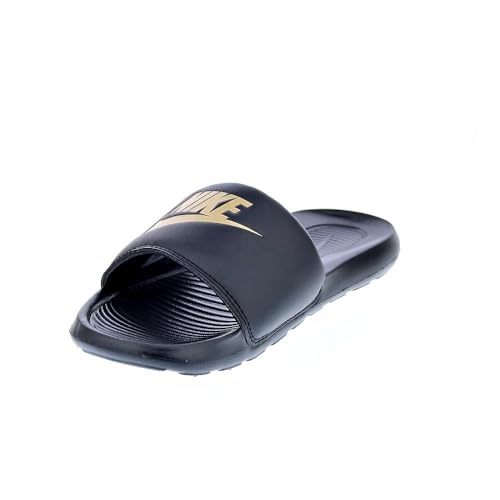 Nike Victori One Mens Comfort Slide Cn9675-003 (Black/Black/Metallic Gold, Numeric_9)