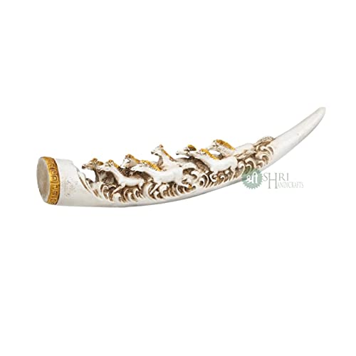 Défense de cheval à 7 chevaux, idée cadeau déco originale - 5