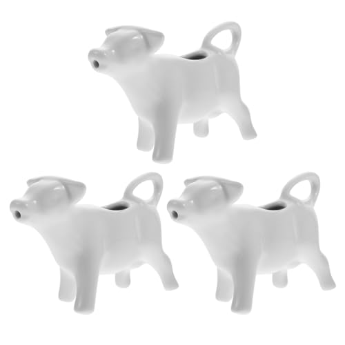 Pichet à lait en céramique blanc multifonction facile à ranger - 2