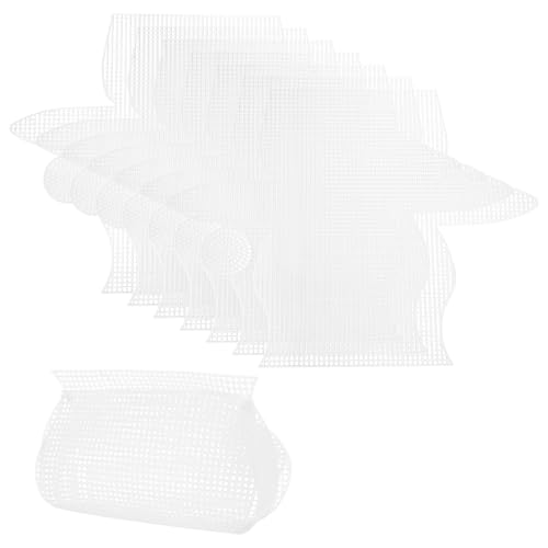 Malla de plástico moldeable para hacer bolsos de ganchillo resistentes con estructura limpia 2