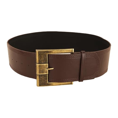 Oversized Waist Chain Buckle Punk Chain Cowgirl Belt For Women Proms Club Party For Jeans Dresses Wide