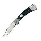 Generic Elite Lockback Folding Knife，Push Button Lock Assisted Opening Pocket Knives for Men，3'' 440C Clip Point Steel Blade and Green G10 Handle，EDC Tactical Knife for Camping