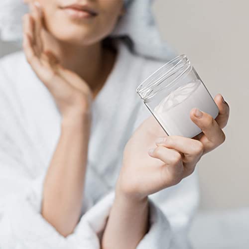 image for Healthy Packers 4oz Plastic Jars with Lids - Small Clear Jars with Lid