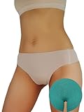 Nuggings Cameltoe Proof Underwear Thong Underwear for Women – Seamless G String Cotton Thongs – Concealer Panties Nude