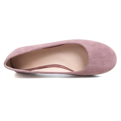 Image of Dear Time Women's Flats Comfortable Slip On Ballet Flats Soft Solid Casual Shoes