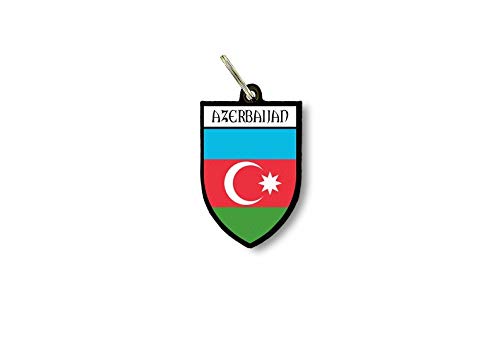 Porte cles clefs cle Drapeau Collection Ville Blason azerbaidjan Azeri