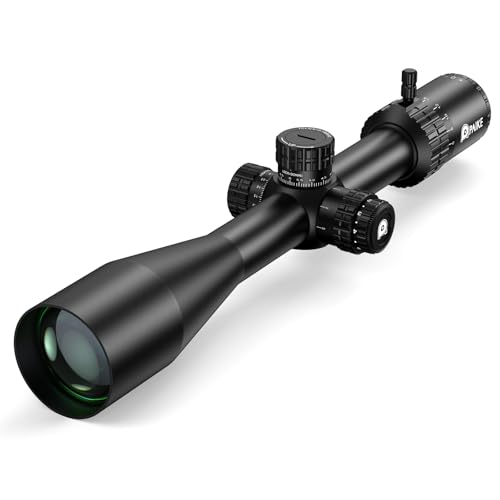 Paike Lunette de visée HD 6-24x50 SFIR à Premier Plan Focal, Optique illuminée Rouge