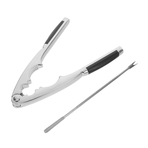 Frcolor 多機能ステンレス製ナッツクラッカー 栗くるみ割り器 設計で手を傷けず精密クランプ 省力機構 携帯便利 キッチン アウトドア用