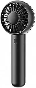 Gaiatop Mini Portable Fan, Powerful Hand Fan Cute Design 3 Speed Personal Small Desk Fan with Base, Lightweight Rechargeable USB Handheld Fan for Girl, Women, Men, Indoor, Outdoor