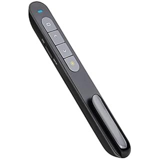 Kinizuxi Puntatore Presentatore Wireless Presenter Telecomando Presentazioni Powerpoint con Volume Collegamento Ipertestuale, Telecomando Slide pc Pointer Penna Presentazioni per Computer