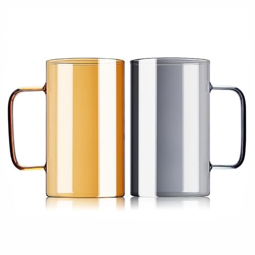 Taza de vidrio borosilicato Sizikato 33oz miniatura 5