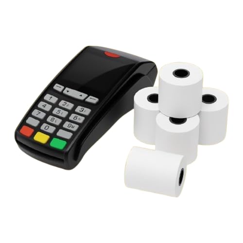 TGL Packaging™ 40x Premium Thermal Till Rolls 57x40mm – Credit Card Machine Receipt Paper for PDQ, POS, EPOS, Cash Registers – BPA-Free, Warning Strip, Fast Print