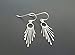 Sterling silver fringe earrings (French Wire)