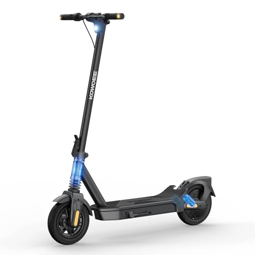 KOWOEE Patinete eléctrico para adultos, potente motor de 1000 W, rango máximo de 40 millas, velocidad máxima de 20 mph, neumáticos sin cámara de 10 pulgadas, patinete eléctrico plegable, 18% de subida