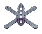 usmile 210mm 4mm thickness X style Carbon Fiber Quadcopter Frame Kit Mini quad fpv quad quadcopter like QAV-X 210 QAV-X 250 suit for 1806 2204 brushless motor 5