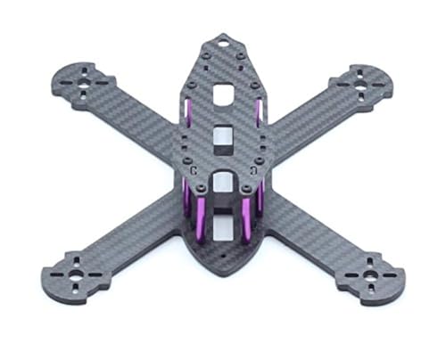 Usmile 210mm 4mm Thickness X Style Carbon Fiber Quadcopter Frame Kit Mini Quad FPV Quad Quadcopter Like QAV-X 210 QAV-X 250 Suit for 1806 2204 brushless Motor 5