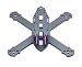 usmile 210mm 4mm thickness X style Carbon Fiber Quadcopter Frame Kit Mini quad fpv quad quadcopter like QAV-X 210 QAV-X 250 suit for 1806 2204 brushless motor 5" props HS117 RunCam Swift