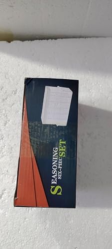 Fahibin Set of 6 Spice Jars, Transparent Spice Storage Containers, Spice Shaker Box, Camping Spice Shaker Jars, Condiment Storage Container for Sugar Salt Pepper and Other Spices - Image 9