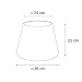 Artemide ARTEMIDE Tolomeo Mega Terra Difusor 36cm pergamino natural,