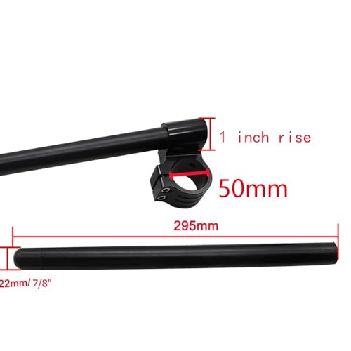 Clips de guidon de moto 50 mm pour soulager les poignets et le dos - 5
