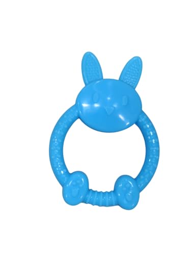 Image of BabyGo Animal Shape Baby Teething Rings | BPA-Free Silicone Toy Set with Nipple Teethers for Infants & Newborns | Organic Gum Soother, Gentle Oral Comfort & Teething Relief (Pack of 3, Multicolor)