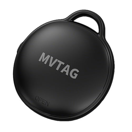 Air Tag, Smart Tag Works with Apple Find My (iOS Only), IP 67 Waterproof Anti-Loss Device, Item Finder Tracker for Kid, Key, Pet, Wallet etc.-Black