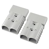 350A Gabelstapler-Batterieanschluss für 2-teiliges Set, kompatibel mit High-End-Fahrzeugen einschließlich Schiffe, Yachten, Wohnmobile und Bu(Grau)