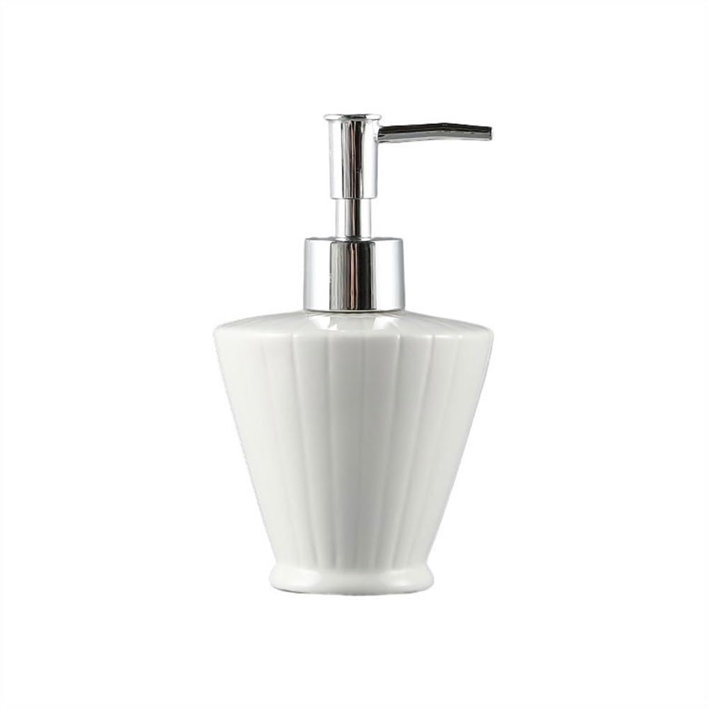 Cyairong-22 One Color Soap Dispenser Lotion Shampoo Press Bottle Home Soap Dispenser High-Grade Ceramic 280Ml Dispensing