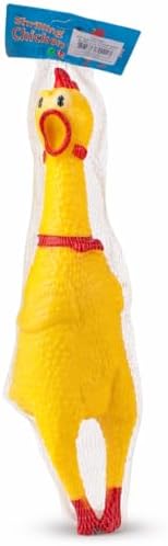 Galinha de Borracha que Grita – Brinquedo Interativo com Som Engr...