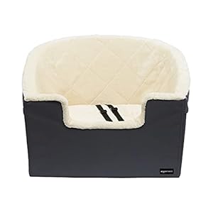 Amazon Basics Pet Car Booster Bucket Seat – 45.7 x 55.8 x 40.6 cm – Grey