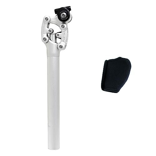SR SUNTOUR SP12 NCX Suspension Seat Post 31.6X350mm, Silver