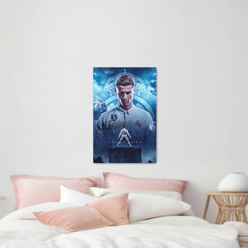 Generisch Fußballstar-Poster,Fußballstars Kunstdruck – Künstlerische Leinwand-Wanddekoration 40x60 cm(ohne Rahmen) (C)