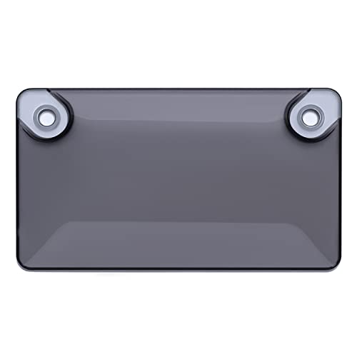 Xclpf Motorcycle Tinted License Plate Cover Motorcycle Tag Protector Compatible With All Standard 4X7 Inch Motorbike License Plates #TOP4
