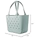 Simple Modern Extra-Large Beach Bag | Waterproof Getaway Rubber Tote with Zipper Pocket for Travel, Pool, Boat, Groceries, Sports | Sea Glass Sage