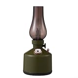 Umidificatore vintage ricaricabile USB per aromaterapia, diffusore di oli essenziali, luce notturna regolabile, funzionamento silenzioso per casa e ufficio, materiale ABS e PET, oscuramento continuo